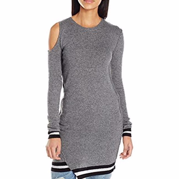 Pam & Gela Cold Shoulder Dress/Tunic - Picture 1 of 2